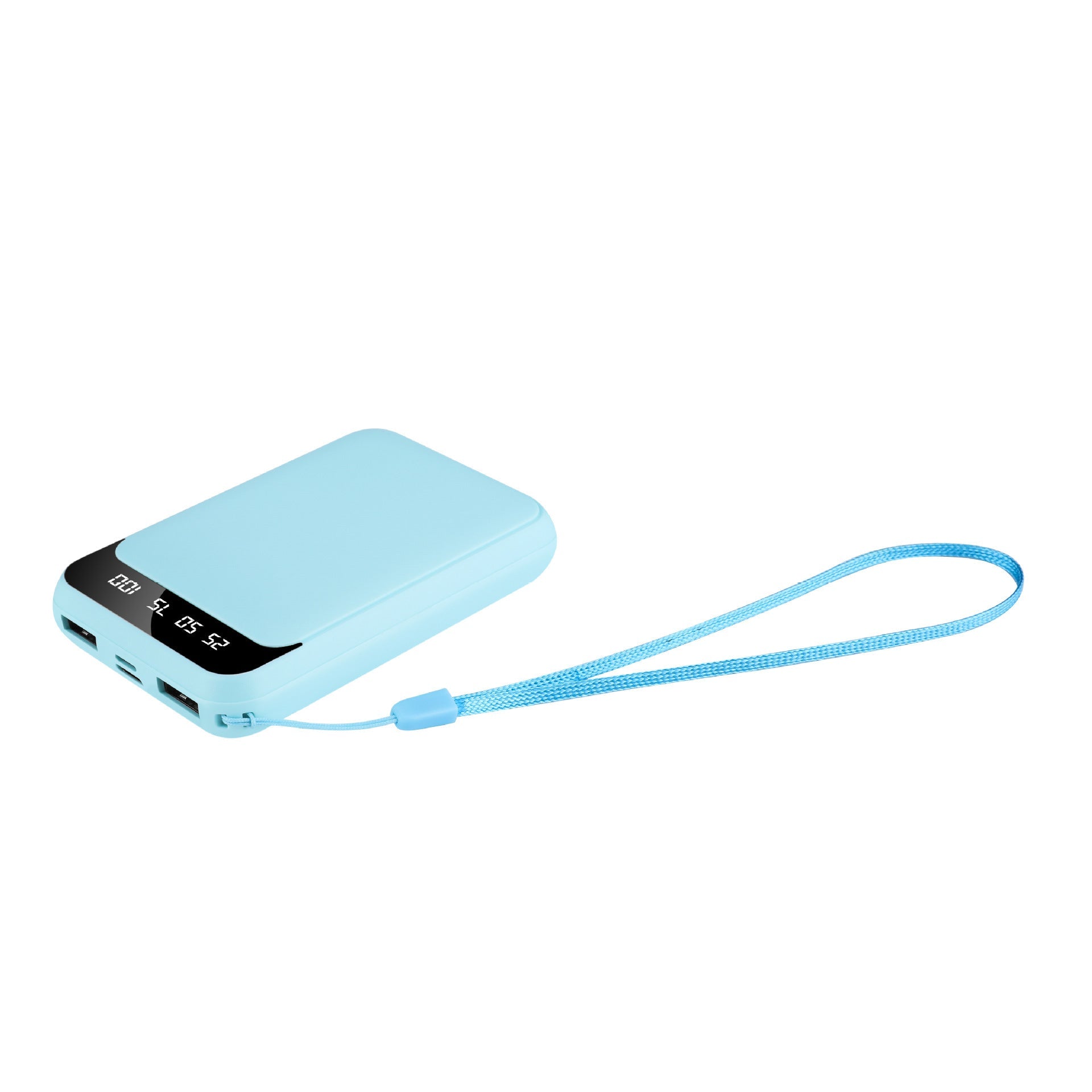 JMT-882698 Large Capacity 10000mAh Power Bank with LCD Display - Multiple Colors Available