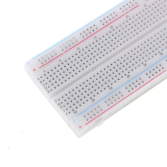 JMT-882698 MB-102 PCB Breadboard for Arduino Development - 630 Sockets with 200 Distribution Bars, Versatile and Easy to Assemble for Testing Projects