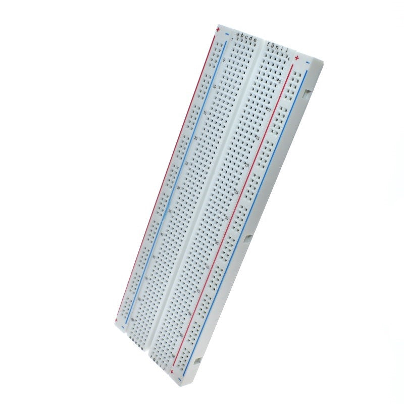 JMT-882698 MB-102 PCB Breadboard for Arduino Development - 630 Sockets with 200 Distribution Bars, Versatile and Easy to Assemble for Testing Projects