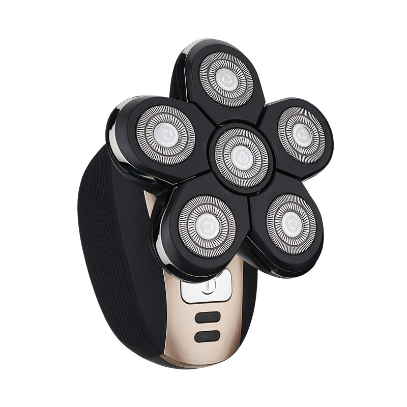 JMT-882762 Five-Head Rechargeable Electric Shaver for Men with Smart Digital Display