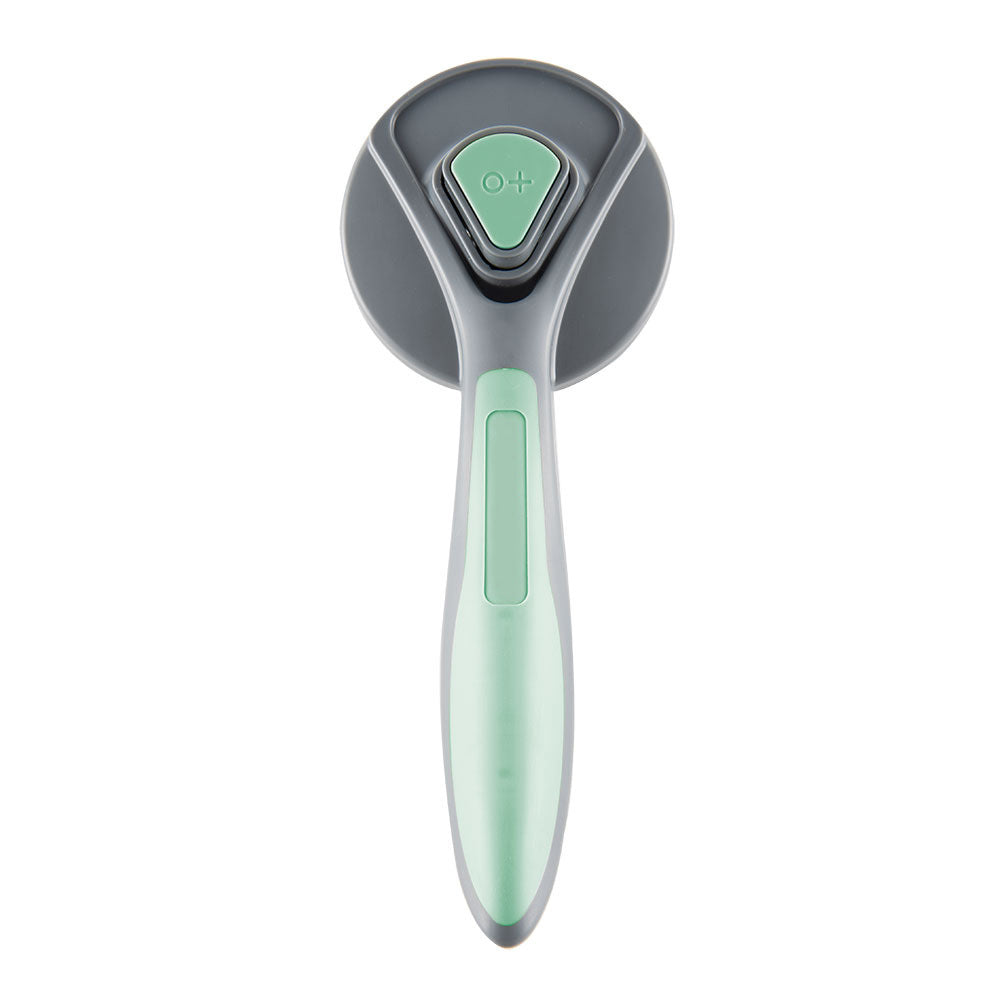 JMT-882762 Self-Cleaning Slicker Brush for Cats and Dogs - Grooming Tool for Shedding, Detangling, and Massage