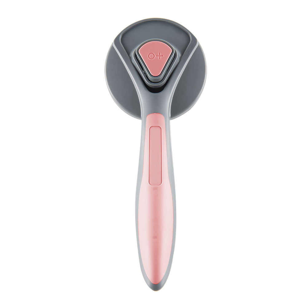 JMT-882762 Self-Cleaning Slicker Brush for Cats and Dogs - Grooming Tool for Shedding, Detangling, and Massage