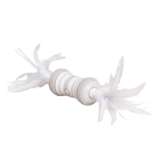 JMT-882826 Automatic Smart Electric Cat Ball with Real Animal Feathers - Multi-Color Toy for Cats