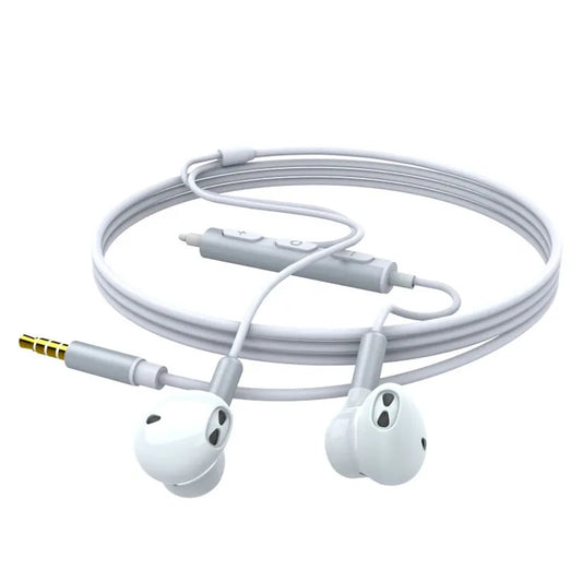 JMT-883338 Wired Hi-Fi Stereo Earphones with Microphone for iPhone and Android Devices