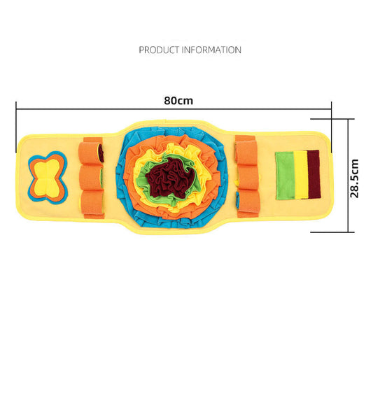 JMT-883658 Interactive Anti-Slip Sniff Mat for Dogs - Bite-Resistant Slow Feeding Pad