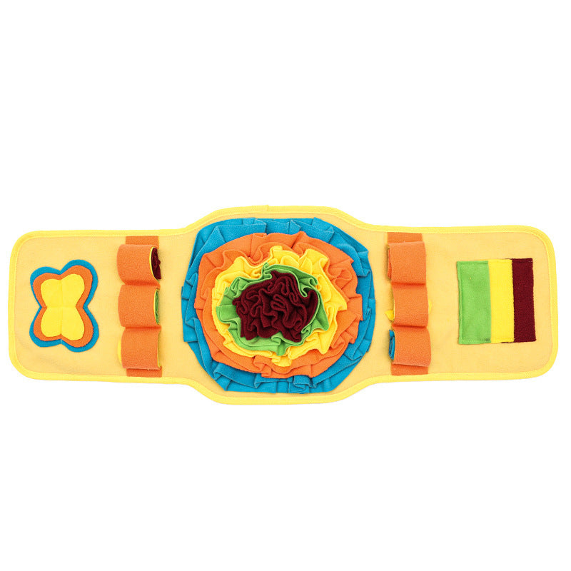 JMT-883658 Interactive Anti-Slip Sniff Mat for Dogs - Bite-Resistant Slow Feeding Pad