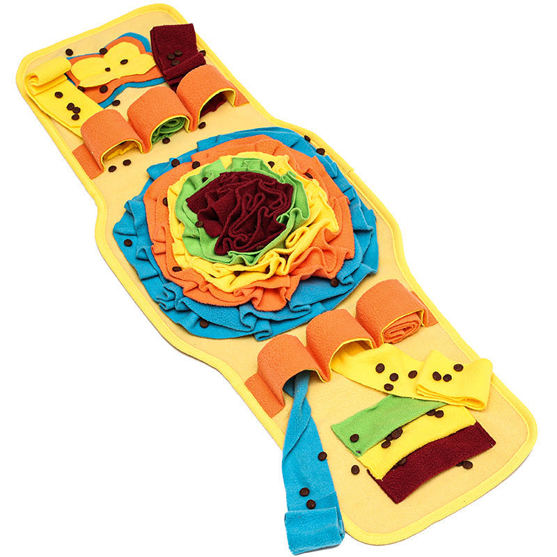 JMT-883658 Interactive Anti-Slip Sniff Mat for Dogs - Bite-Resistant Slow Feeding Pad