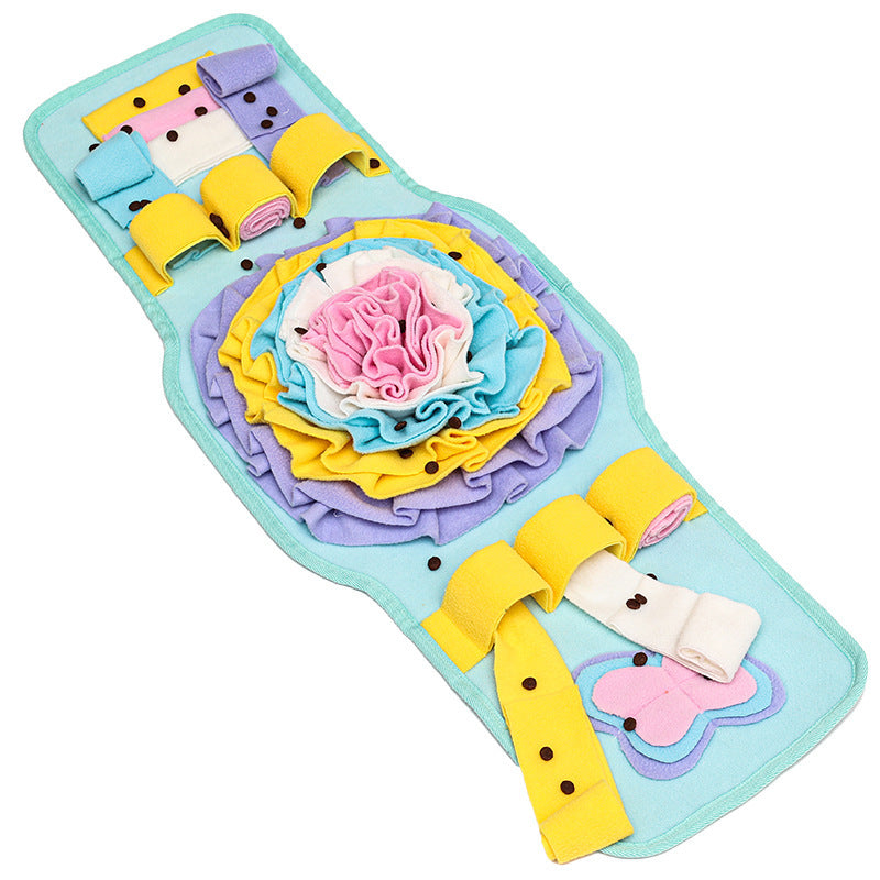 JMT-883658 Interactive Anti-Slip Sniff Mat for Dogs - Bite-Resistant Slow Feeding Pad
