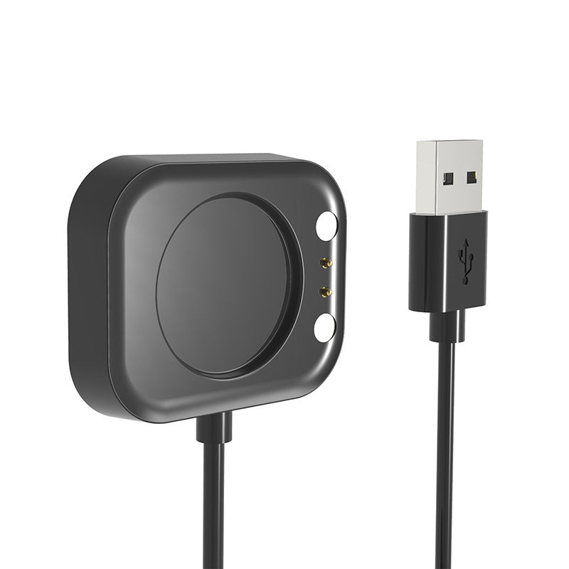 JMT-883850 Magnetic Charging Cable for Smart Watch P8 and P8 SE - Black ABS Design
