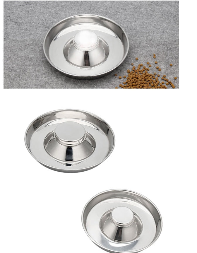 JMT-883850 Stainless Steel Pet Food Bowl for Cats and Dogs - Multiple Sizes Available