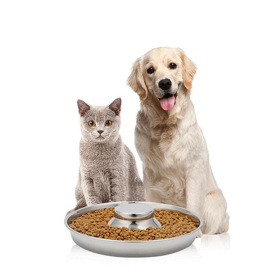 JMT-883850 Stainless Steel Pet Food Bowl for Cats and Dogs - Multiple Sizes Available