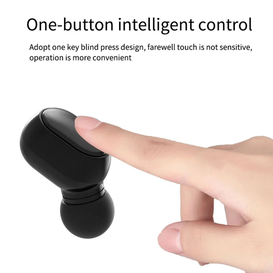 JMT-883850 Wireless Bluetooth 5.0 Sports Earbuds with Magnetic Suction and Enhanced Bass