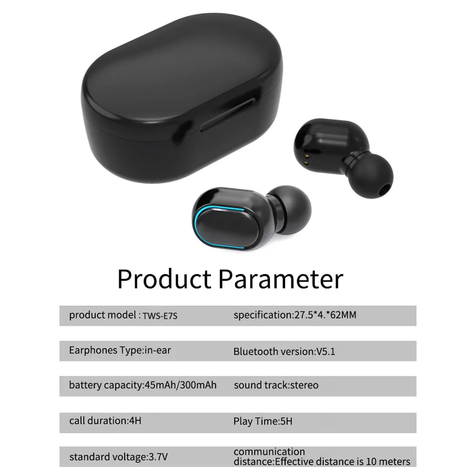 JMT-883850 Wireless Bluetooth 5.0 Sports Earbuds with Magnetic Suction and Enhanced Bass