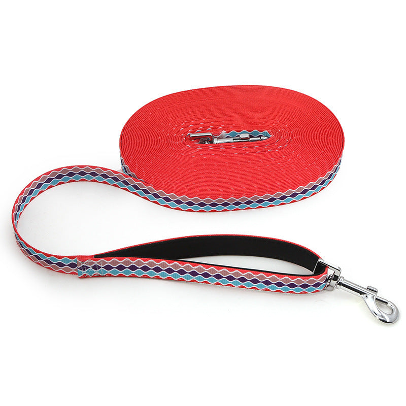 JMT-884170 15-Meter Training Traction Rope for Dogs - Durable Polyester Design, Available in Multiple Lengths