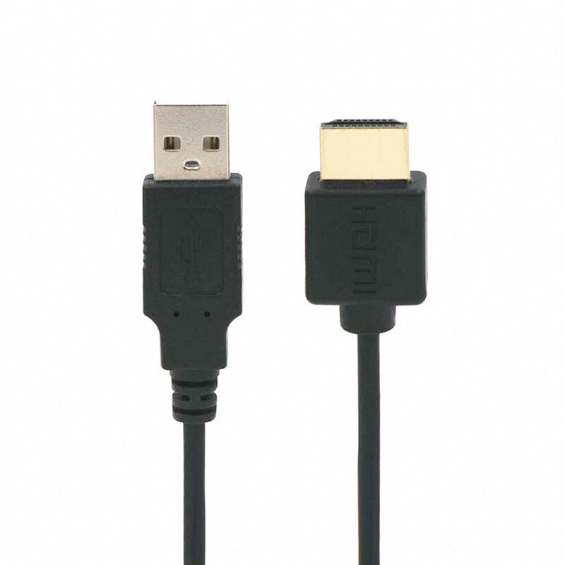 JMT-884170 HDMI to USB Adapter Cable - 0.5m Copper High-Definition Transfer Line - Black