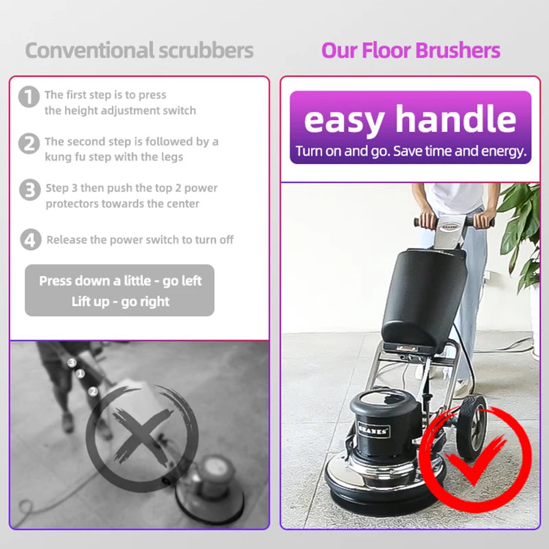 JMT-884298 Multifunctional Carpet and Marble Floor Polishing Scrubber Machine