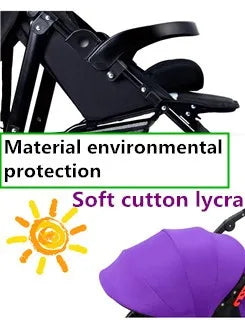 JMT-884938 Twin Baby Stroller with Adjustable Recline and Removable Canopy