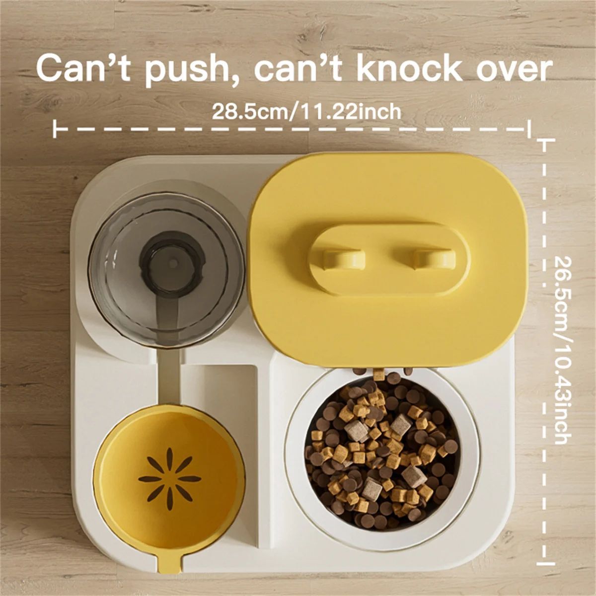 JMT-885002 Large Capacity Pet Feeding and Water Dispenser for Cats and Dogs