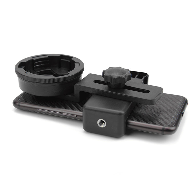 JMT-885834 Mobile Phone Camera Clip for Telescopes and Binoculars - Black, Plastic Adapter 5-8.5 cm