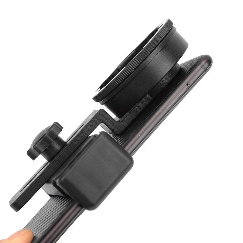 JMT-885834 Mobile Phone Camera Clip for Telescopes and Binoculars - Black, Plastic Adapter 5-8.5 cm