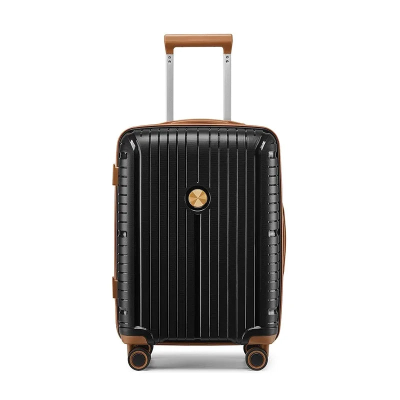 JMT-886026 Customisable Large Capacity Travel Luggage Suitcase with Silent Wheels and TSA Lock - 20/24/28 Inch Options