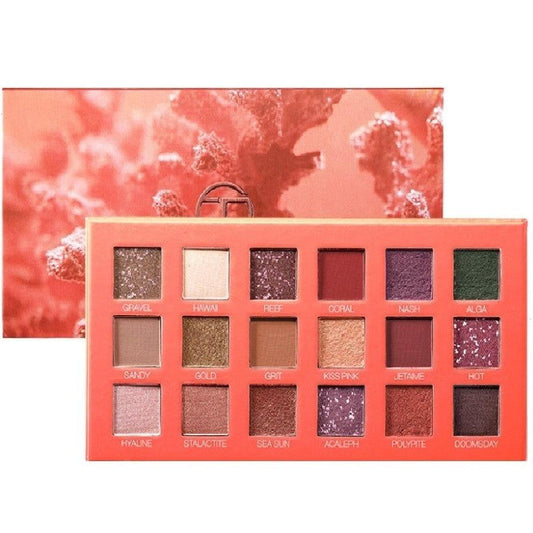 JMT-886410 18-Color Portable Matte Eyeshadow Palette - Waterproof, Long-Lasting, Versatile Textures