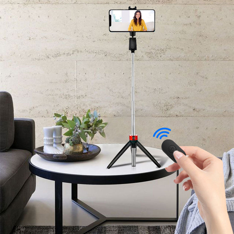 JMT-886986 All-in-One Selfie Tool with Remote Control - Stainless Steel, Black & White Options