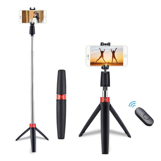 JMT-886986 All-in-One Selfie Tool with Remote Control - Stainless Steel, Black & White Options