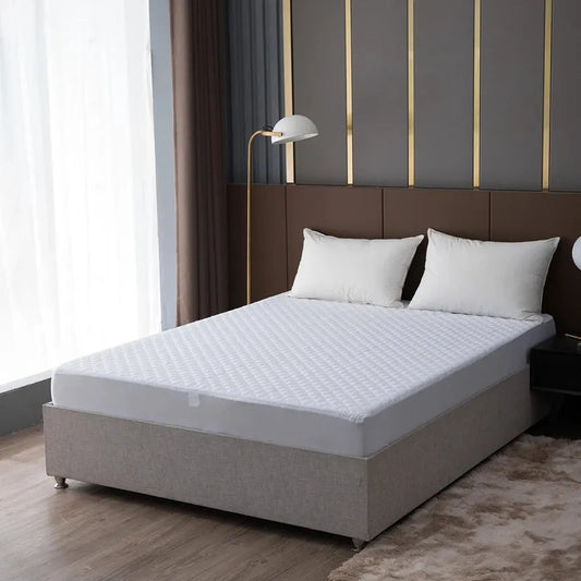 JMT-887050 Waterproof Bamboo Mattress Encasement with Zipper - Vinyl Free and Bed Bug Proof