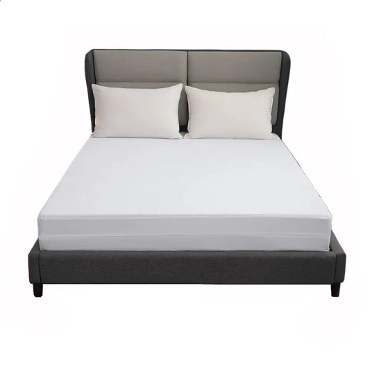 JMT-887050 Waterproof Bamboo Mattress Encasement with Zipper - Vinyl Free and Bed Bug Proof