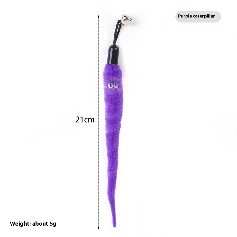 JMT-887114 Telescopic Cat Stick with Plush Toy - Extendable to 98cm, Fiberglass Material