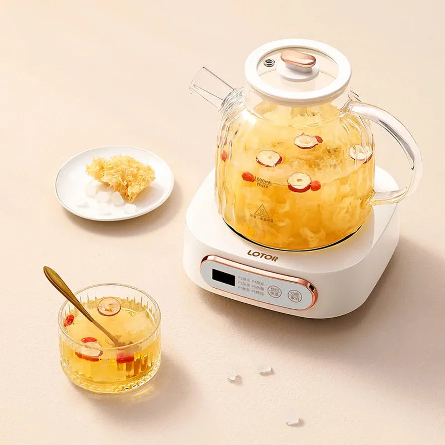 JMT-887242 Digital Intelligent 1L Glass Electric Kettle with Rapid Boil Function