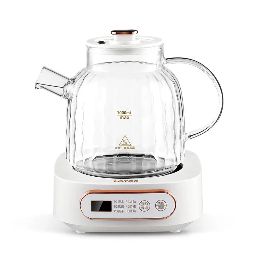 JMT-887242 Digital Intelligent 1L Glass Electric Kettle with Rapid Boil Function