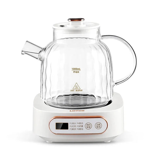 JMT-887242 Digital Intelligent 1L Glass Electric Kettle with Rapid Boil Function