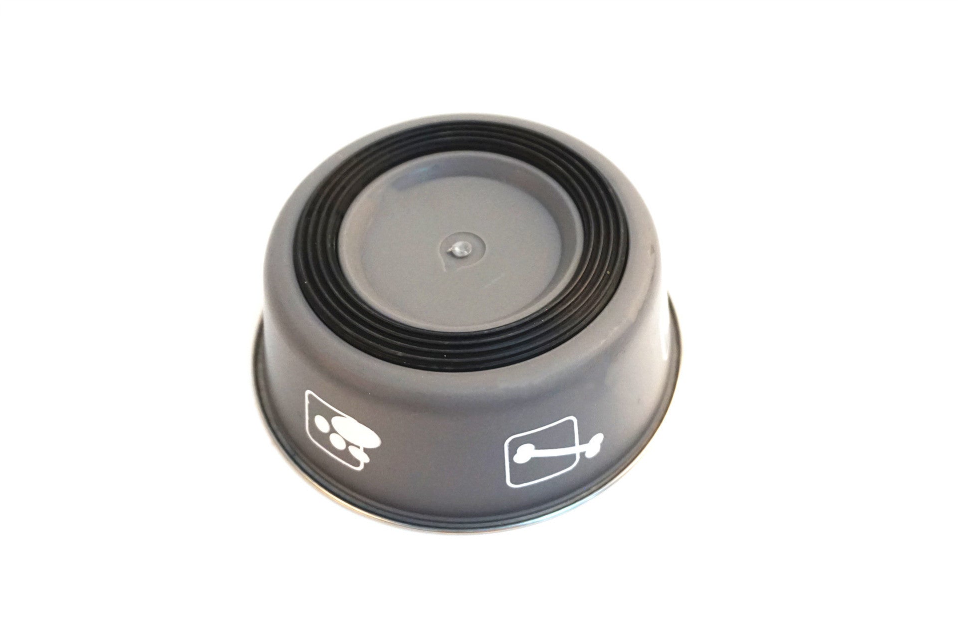 JMT-887306 Stainless Steel Pet Food Bowl in Multiple Sizes with Durable PP Base