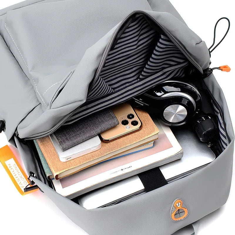 JMT-887306 Stylish Large Capacity Waterproof Laptop Backpack for Casual Business and College Use