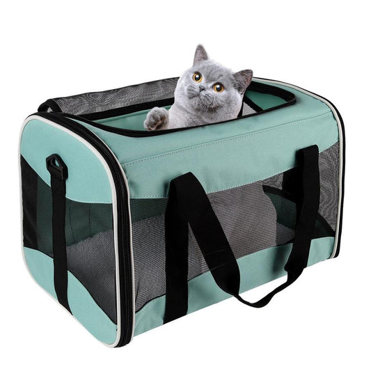 JMT-887434 Portable Breathable Foldable Crossbody Pet Carrier for Dogs and Cats - Available in Multiple Colors