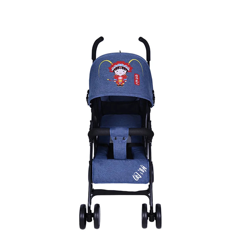 JMT-887562 Multi-Functional Baby Stroller with Reclining Seat, Front Suspension, and Spacious Storage Basket