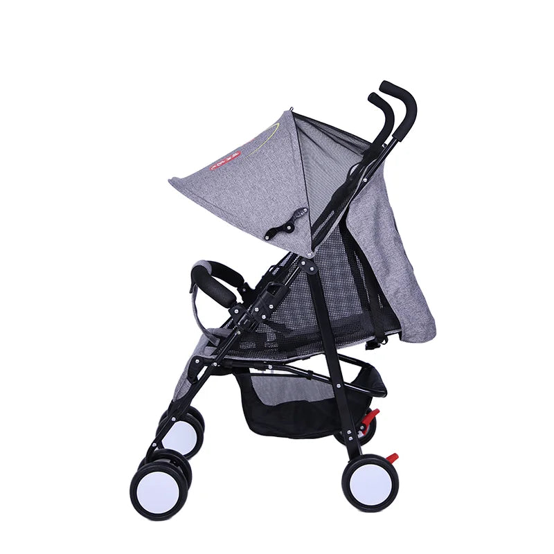 JMT-887562 Multi-Functional Baby Stroller with Reclining Seat, Front Suspension, and Spacious Storage Basket