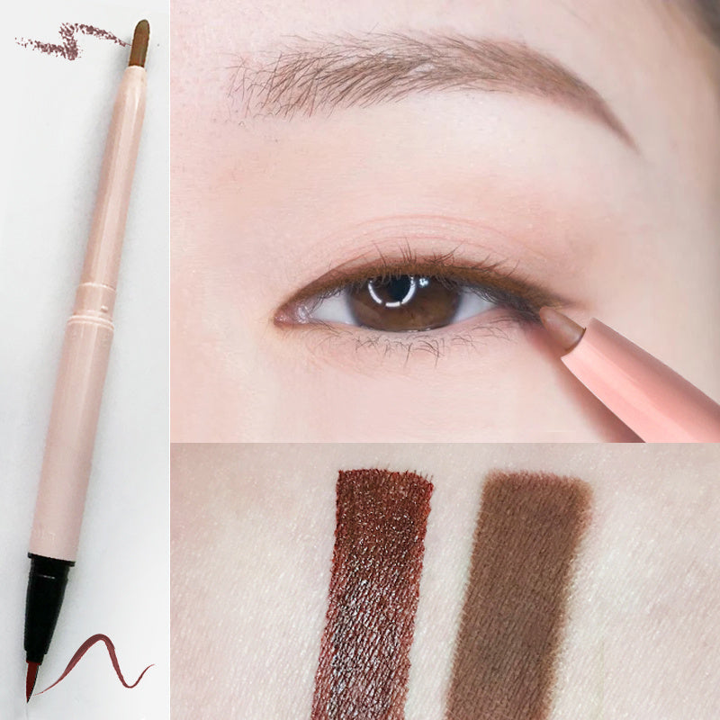 JMT-887562 Waterproof Hard Tip Liquid Eyeliner - Anti-Smudge, Dark Brown, Black, Perilla Wine Red Options