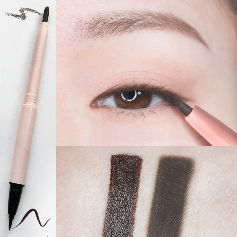 JMT-887562 Waterproof Hard Tip Liquid Eyeliner - Anti-Smudge, Dark Brown, Black, Perilla Wine Red Options