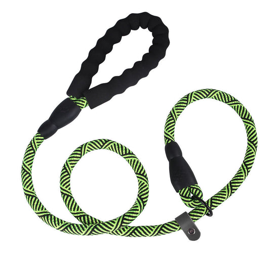 JMT-887626 Nylon Tow Rope Leash for Dogs - Durable Pull-Resistant Chain with P Chain Options in Multiple Colors