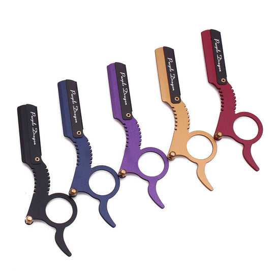 JMT-888266 Vintage Stainless Steel Manual Razor with Two Free Blades