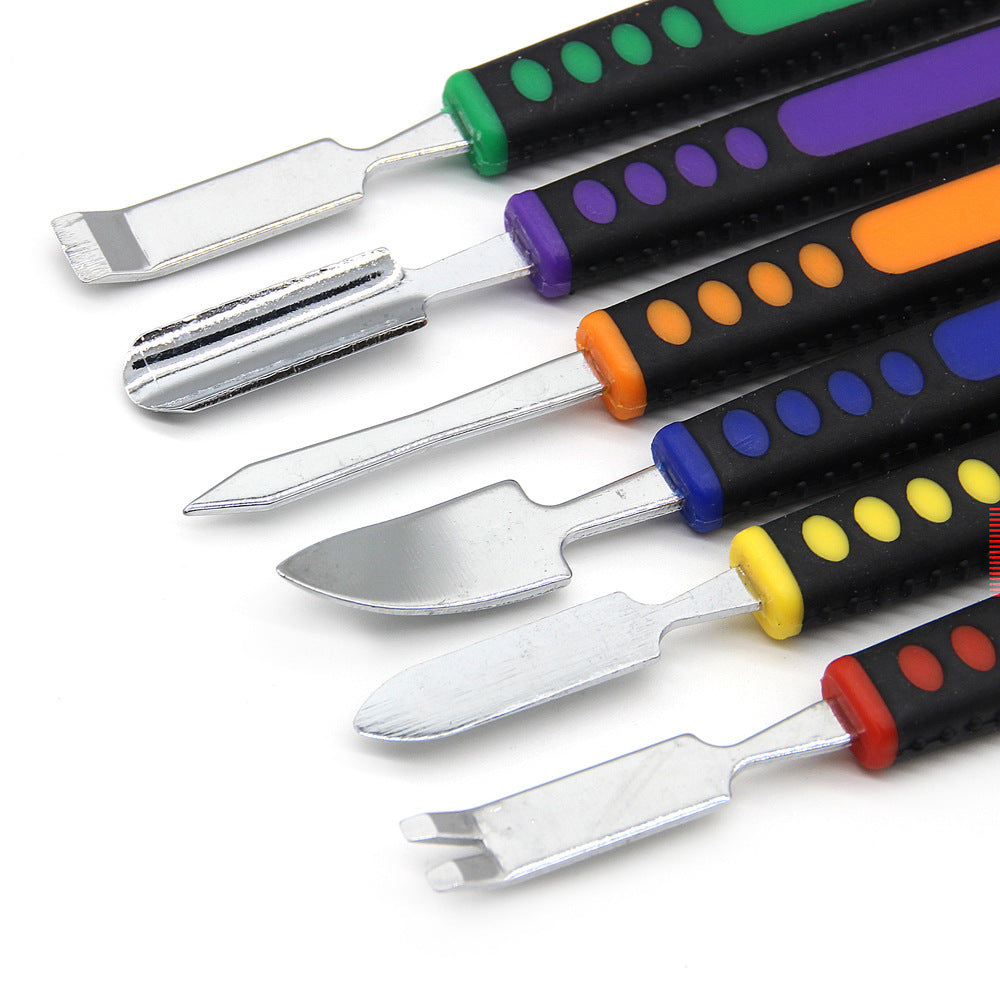 JMT-888458 6-Piece Stainless Steel Tool Set for Cell Phone and GPS Disassembly