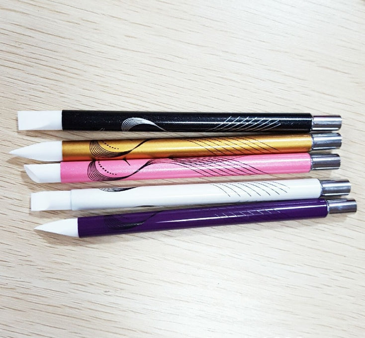 JMT-888586 Nail Art Silicone Engraving Pen with Hollow Tip - 13cm Length