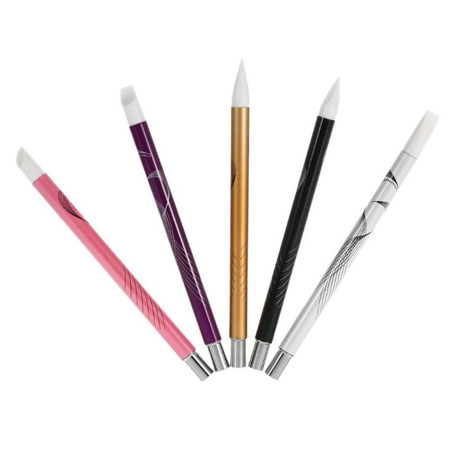 JMT-888586 Nail Art Silicone Engraving Pen with Hollow Tip - 13cm Length