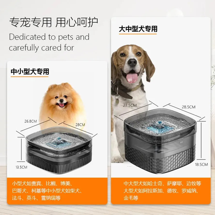 JMT-888650 Large Capacity 9L Automatic Pet Water Fountain with Filters for Dogs and Cats