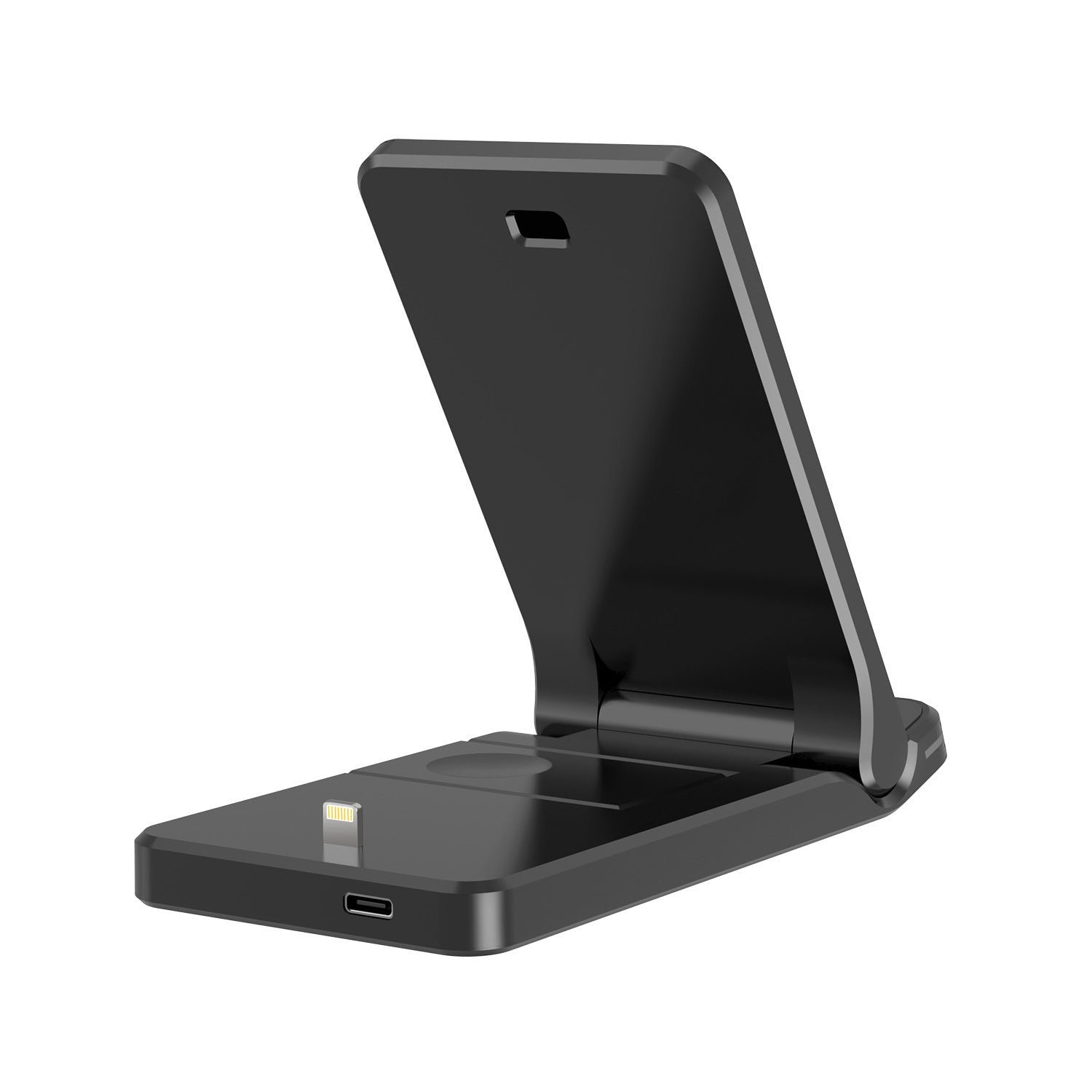 JMT-888970 Wireless Folding Charging Station for Mobile Phones and Headphones - 15W Output, Type-C Interface, Portable Design