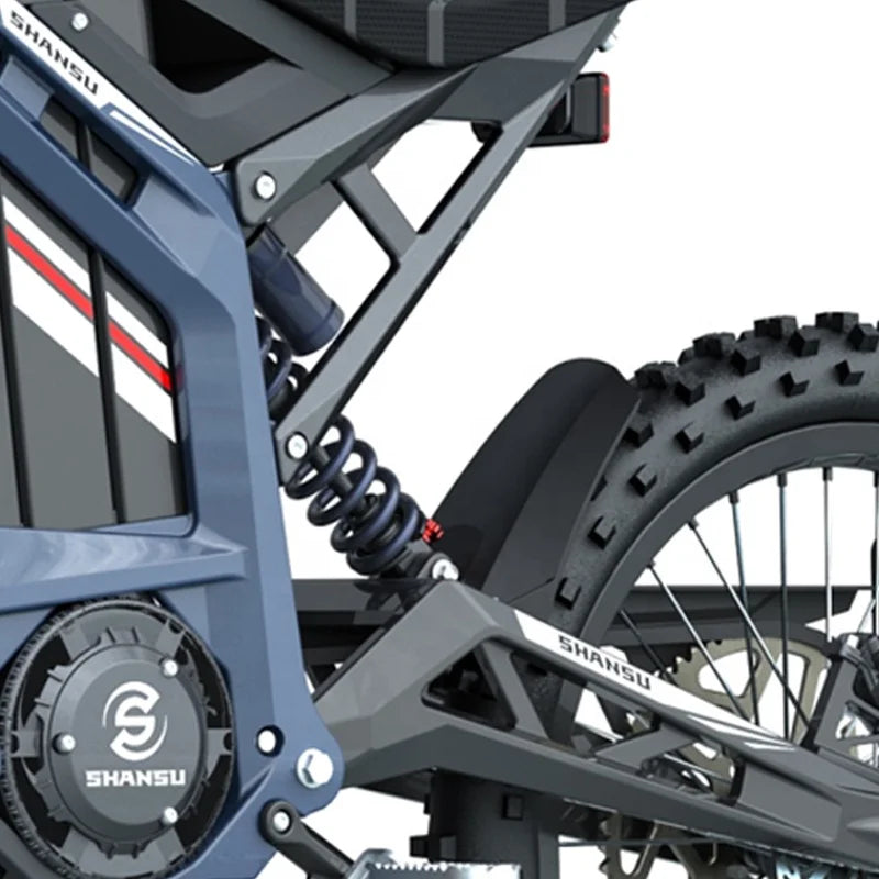 JMT-889354 Electric Off-Road Dirt Bike with 72V 5000W Power and 72V 40AH Lithium Battery , Top Speed 27.9 mph
