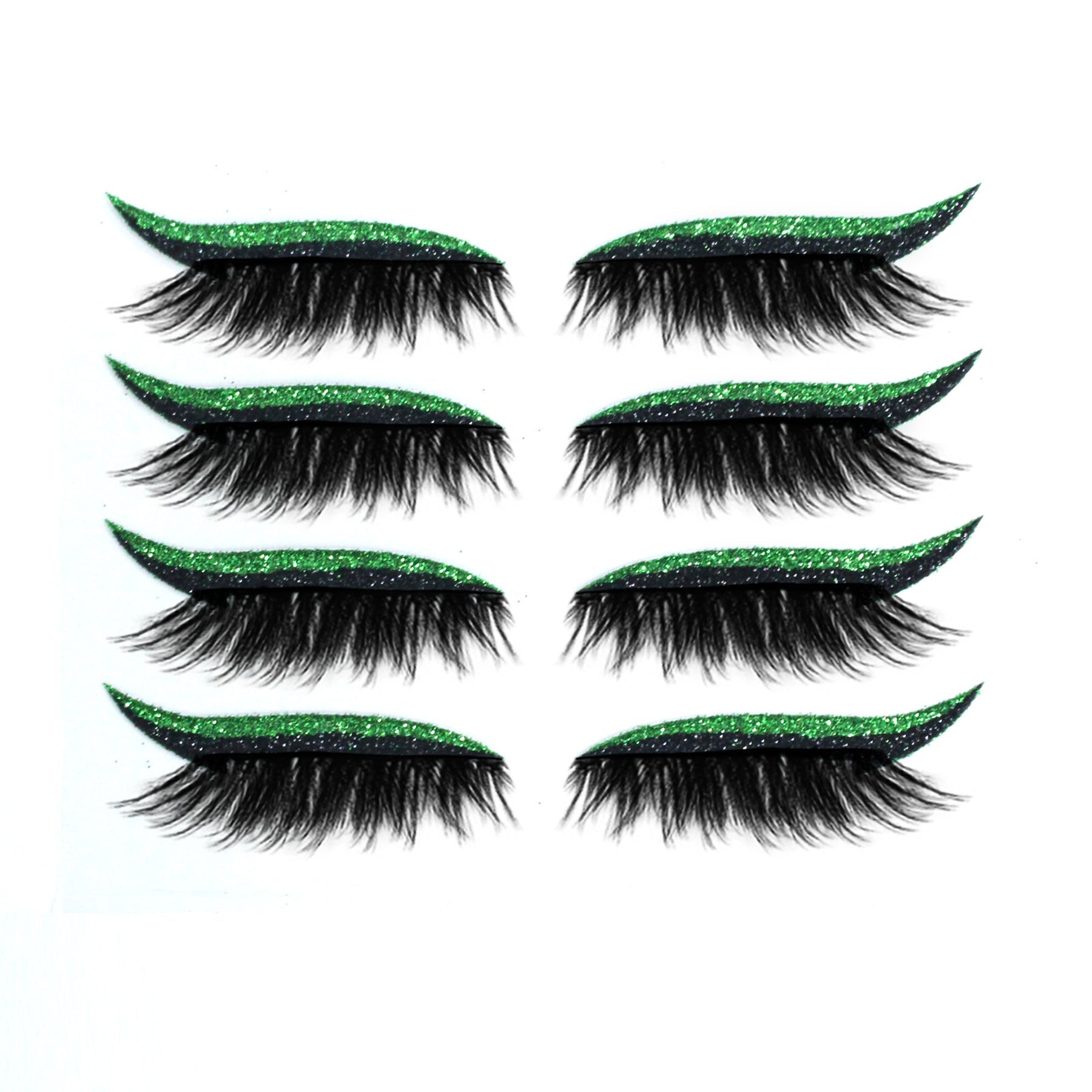 JMT-889546 Magnetic 3D False Eyelashes - 4 Pairs of Glue-free Self-adhesive Lashes in Various Colors